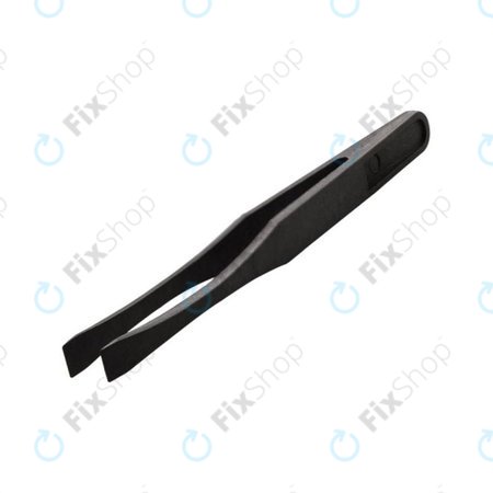 Pointe incurvée de la pince à épiler antistatique en plastique