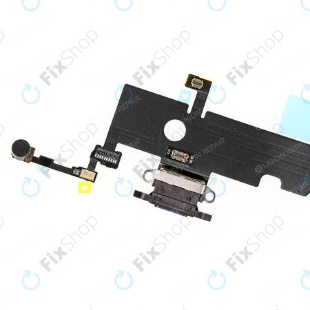 Apple iPhone XS Max - Connecteur de charge + Câble flexible (Gris sidéral)