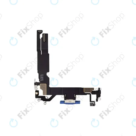 Apple iPhone 16 - Connecteur de charge + Câble flexible (Ultramarine)