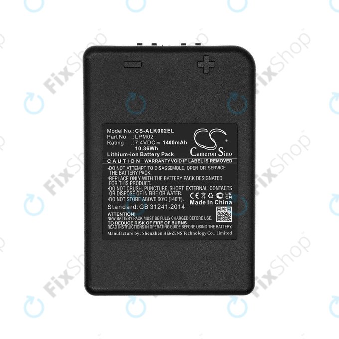 Batterie pour Autec Funkfernsteuerung Air, Modular AJM, 1400mAh, Li-Ion, 7.4V, LPM02, HQ