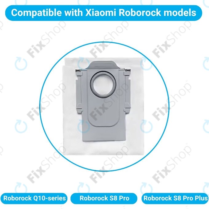 Sac à poussière, 4 pièces pour Xiaomi Roborock Q10-series, S8 Pro, S8 Pro Plus