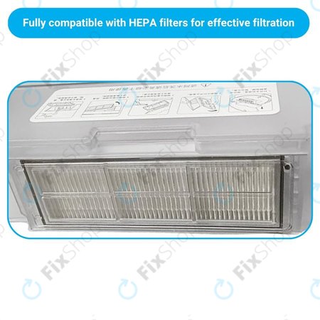 Xiaomi Mi Robot Vacuum Mop Pro (P), Viomi V2 Pro, V3, SE - Poubelle (Transparent)