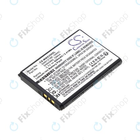 Batterie pour Motorola Gleam +, 650mAh, Li-Ion, 3.7V, OM4A, OM4C, HQ