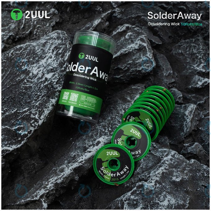 Tresse à dessouder, Solder Vampire, 2UUL DW11, 10 rouleaux/boîte