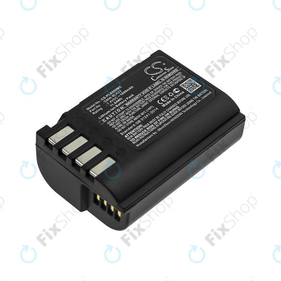 Batterie pour Panasonic Lumix DC-S5, DC-S5K, GH5, G9, GH5S, 1600mAh, Li-Ion, 7.4V, DMW-BLK22, HQ