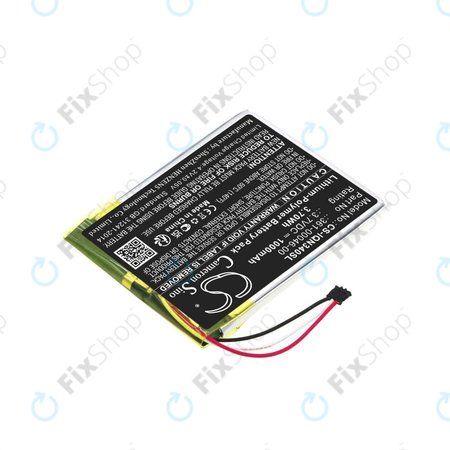 Batterie pour Garmin Dash Cam 20, Nuvi 3400, 1000mAh, Li-Pol, 3.7V, 361-00046-00, HQ