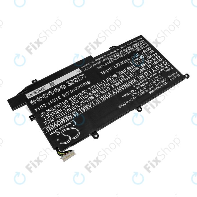 Batterie pour HP Spectre X360 14-EA0002NI, X360 14-EA0002NX, 8150mAh, Li-Pol, 7.7V, WS04XL, HQ