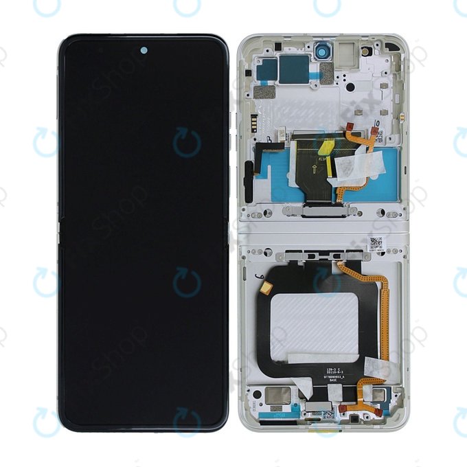 Motorola Razr 40 - Écran LCD + Ecran Tactile + Cadre (Vanilla Cream) - 5D68C22835 Genuine Service Pack
