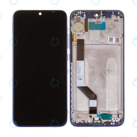 Xiaomi Redmi Note 7 - Écran LCD + Écran Tactile + Cadre (Neptune Blue) - 5610100140C7, 561010020033, 561010034033 Genuine Service Pack