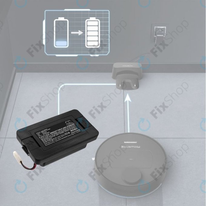 Rowenta Série Explorer, série Smart Force Essential, série Tefal Explorer - Batterie RS-RT900866 2600mAh HQ