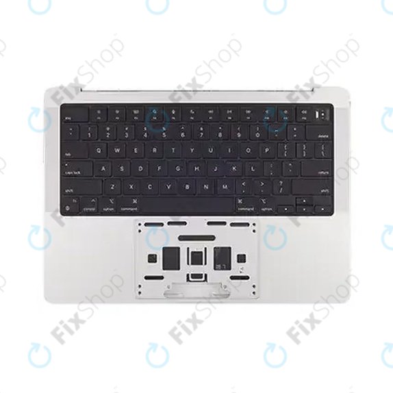 Cadre supérieur clavier pour MacBook Pro 14", A2918 (Late 2023, avec clavier US et batterie, Silver, 661-35709, Genuine Apple