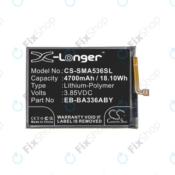 Samsung Galaxy A53 5G A536B - Batterie EB-BA336ABY 4850mAh HQ