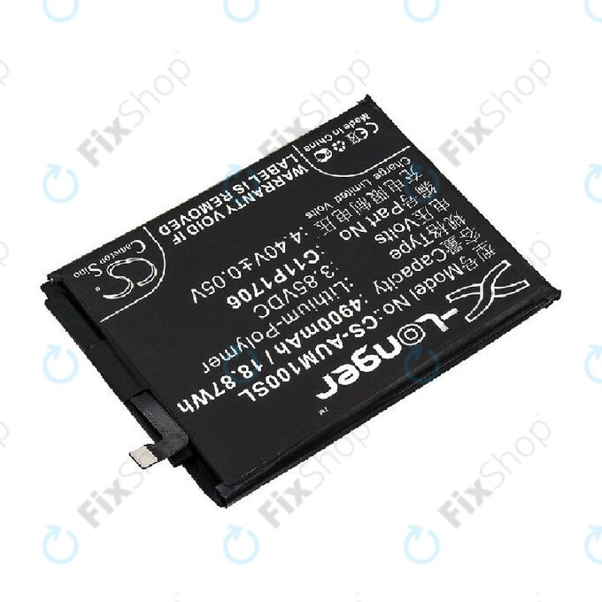 Batterie pour Asus Zenfone Max Pro M1 ZB602KL, 4900mAh, Li-Pol, 3.85V, 0B200-02870200, HQ
