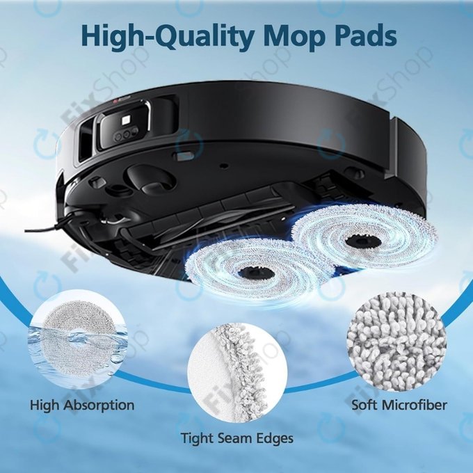 Xiaomi Dreame X40 Ultra, L40 Ultra, L10s Ultra, Pro Gen2, Mova E30 Ultra - Chiffon de vadrouille