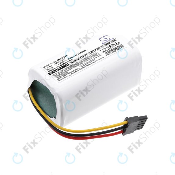 Batterie pour Xiaomi Mi Robot vacuum Mop 2 Lite, 2500mAh, Li-ion, 14.4V, 260V-4S1P, HQ