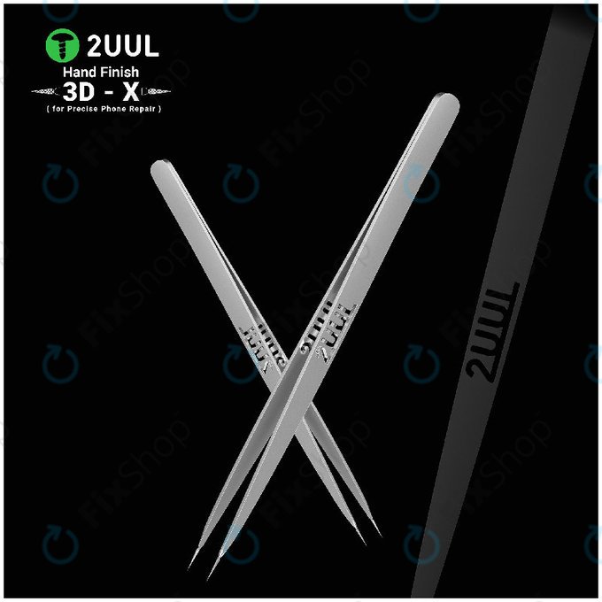 Pincette de précision, finition manuelle 3D-X, 2UUL TW02