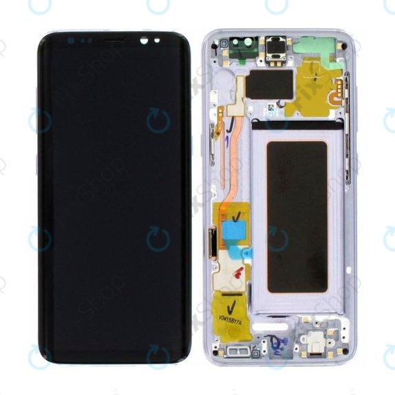 Samsung Galaxy S8 G950F - Ecran LCD + Ecran Tactile + Cadre (Rouge Bourgogne) - GH97-20457C, GH97-20473C, GH97-20458C, GH97-20629C Genuine Service Pack