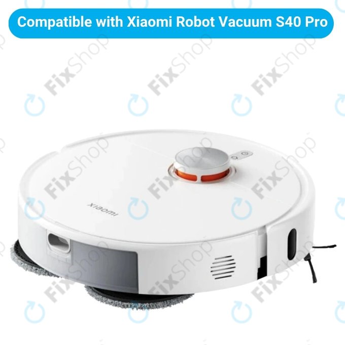 Kit de pièces de rechange pour Xiaomi Robot Vacuum S40 Pro (1x Brosse principale, 2x Filtre, 2x Brosse latérale, 4x Chiffon de vadrouille)
