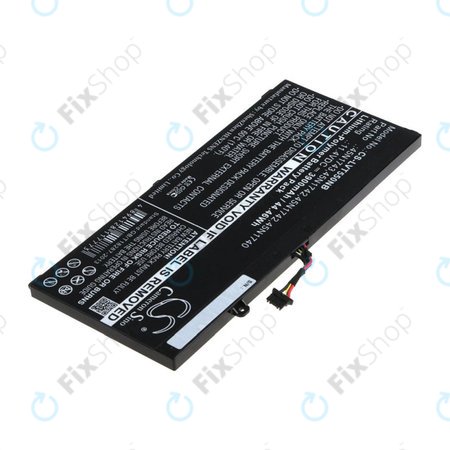 Batterie pour Lenovo ThinkPad T550, T560, W550, 3900mAh, Li-Pol, 11.4V, 45N1743, HQ
