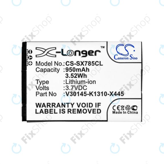 Batterie pour Siemens Gigaset, Openstage, SL, 950mAh, Li-Ion, 3.7V, V30145-K1310-X445, HQ