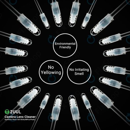 2UUL CL21 - Bâtonnets nettoyants pour objectif de caméra (48 pièces)