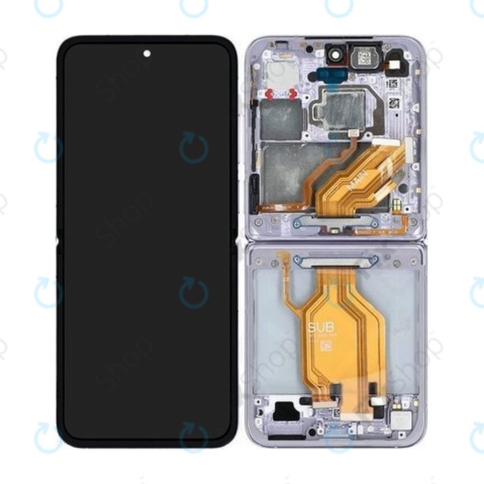 Xiaomi Mix Flip 2405CPX3DC - Écran LCD + Écran tactile + Cadre (Purple) - 560003000N800 Genuine Service Pack