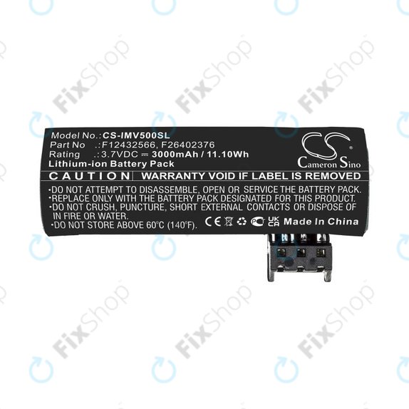 Batterie pour Ingenico Move 5000, 3000mAh, Li-Ion, 3.7V, F26402376, HQ