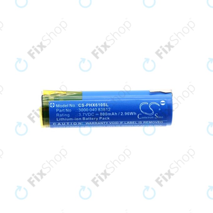 Batterie pour Oral-B Genius X, Philips HX6100 Series, 800mAh, Li-Ion, 3.7V, 3000 040 83812, HQ