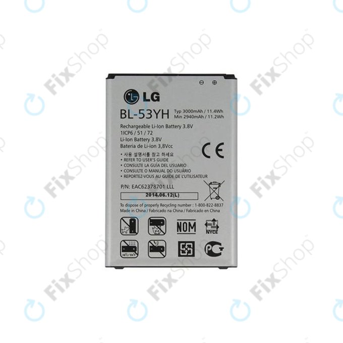 LG G3 D855 - Batterie BL-53YH 3000mAh