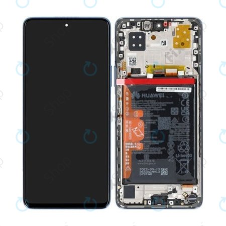 Huawei Nova 9 SE JLN-LX1 JLN-LX3 - Écran LCD + Ecran Tactile + Cadre + Batterie (Crystal Blue) - 02354UWB Genuine Service Pack