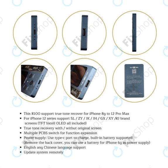 DLZ WIN - Programmeur de restauration True Tone DL R100 (série iPhone 12)