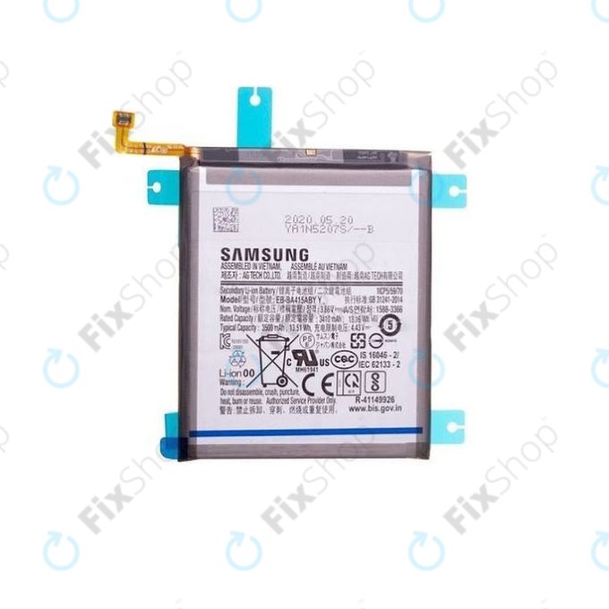 Samsung Galaxy A41 A415F - Batterie EB-BA415ABY 3500mAh - GH82-22861A Genuine Service Pack