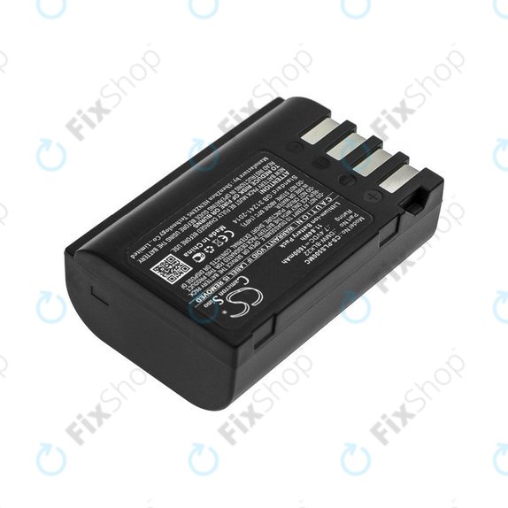 Batterie pour Panasonic Lumix DC-S5, DC-S5K, GH5, G9, GH5S, 1600mAh, Li-Ion, 7.4V, DMW-BLK22, HQ