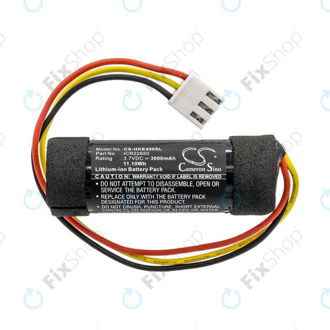 Batterie pour Harman/Kardon Onyx Studio 4, 3000mAh, Li-Ion, 3.7V, ICR22650, HQ