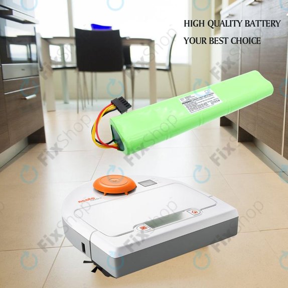 Batterie pour Neato Botvac 70, 75, 80, 85, 2000mAh, Ni-MH, 12V, NX2000SCx10, HQ