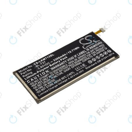 Batterie pour LG L713dl, LG LG-Q710al, LG Lm-L713dl, 3300mAh, Li-Pol, 3.85V, BL-T37, HQ