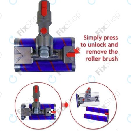 Dyson V-series, Outsize - Tete a double rouleau