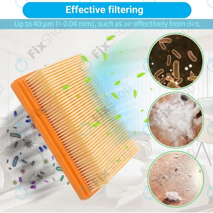 Kärcher WD-series, MV-series, KWD-series - Filtre plat