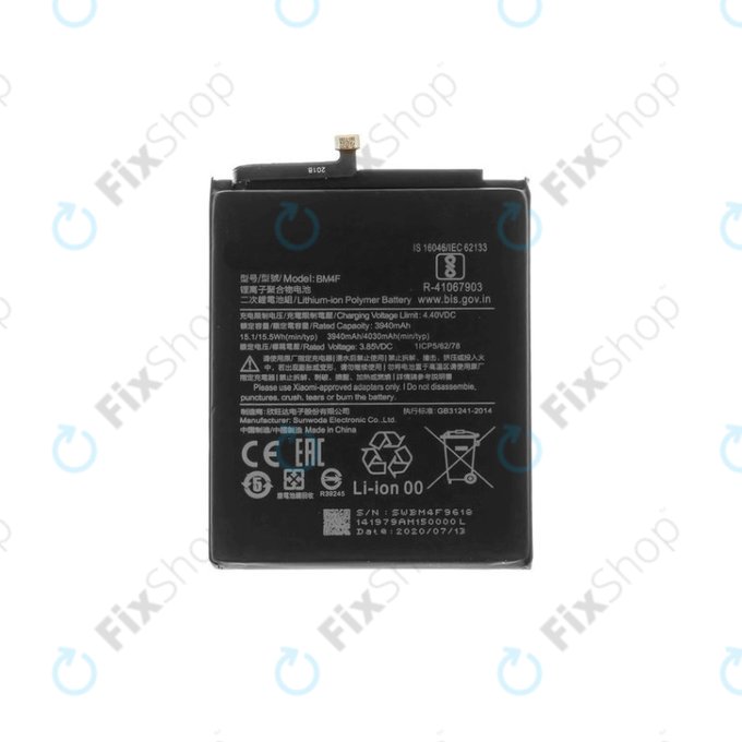 Xiaomi Mi 9 Lite, Mi A3 - Batterie BM4F 4030mAh