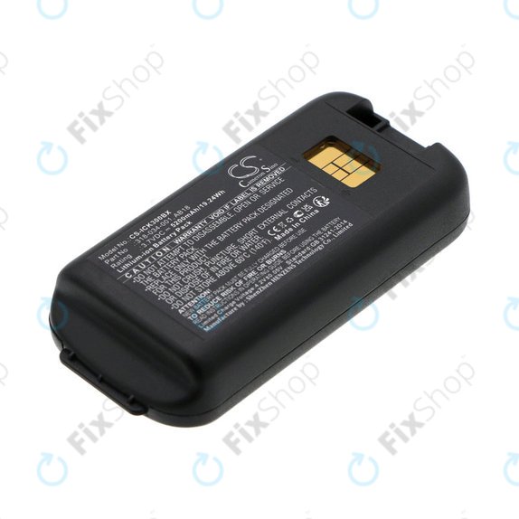 Batterie pour Intermec CK3, CK3A, CK3X, CK3R, CK3C, CK3C1, CK3N, 5200mAh, Li-Ion, 3.7V, 318-034-001, HQ