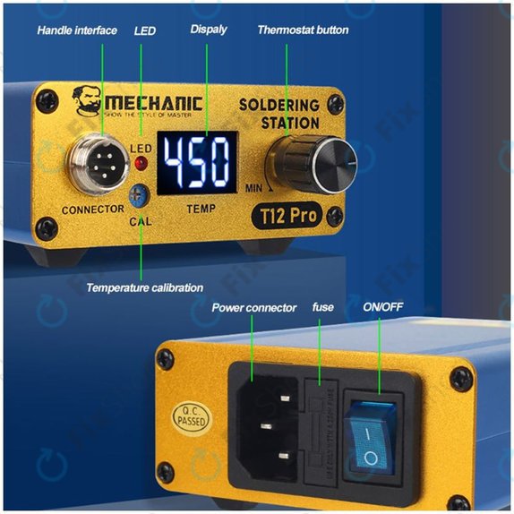 Mechanic T12 Pro - Station de Soudage Numérique (Blue)