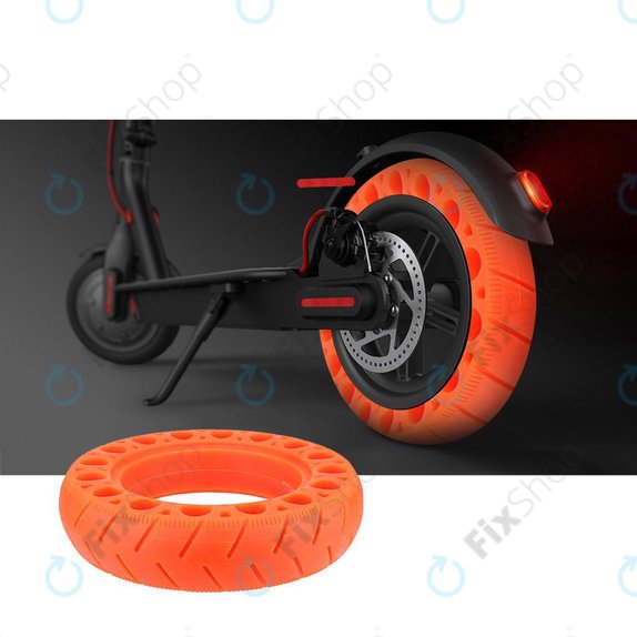 Xiaomi Mi Electric Scooter 1S, 2 M365, Essential, Pro, Pro 2 - Pneu sans chambre a air durable (Type 1) (Red)