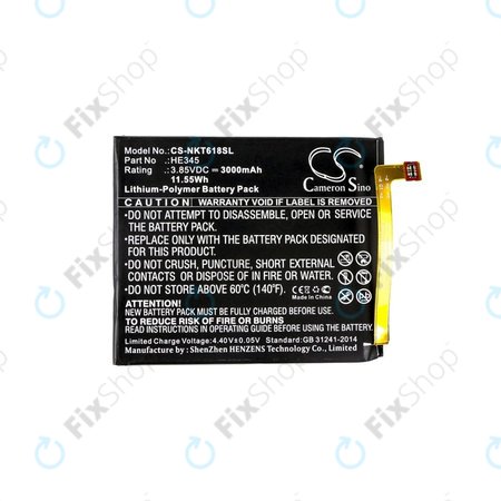 Nokia 6.1 - Batterie HE345 3000mAh QG