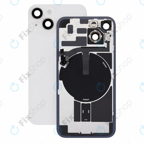 Verre de coque arrière pour iPhone 14, Starlight, Pulled A
