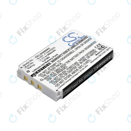 Batterie pour Logitech Harmony 720, 780, 880, 890, 900, 950mAh, Li-Ion, 3.7V, R-IG7, HQ