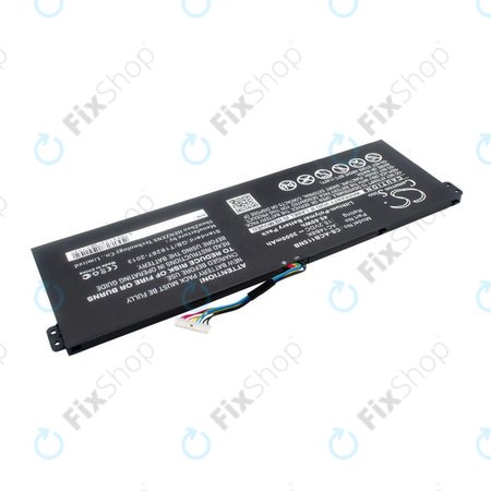 Batterie pour Acer Aspire 5, 7 E5, V3, Chromebook 11, 13, 15, 3000mAh, Li-Pol, 15.2V, AC14B18K, HQ