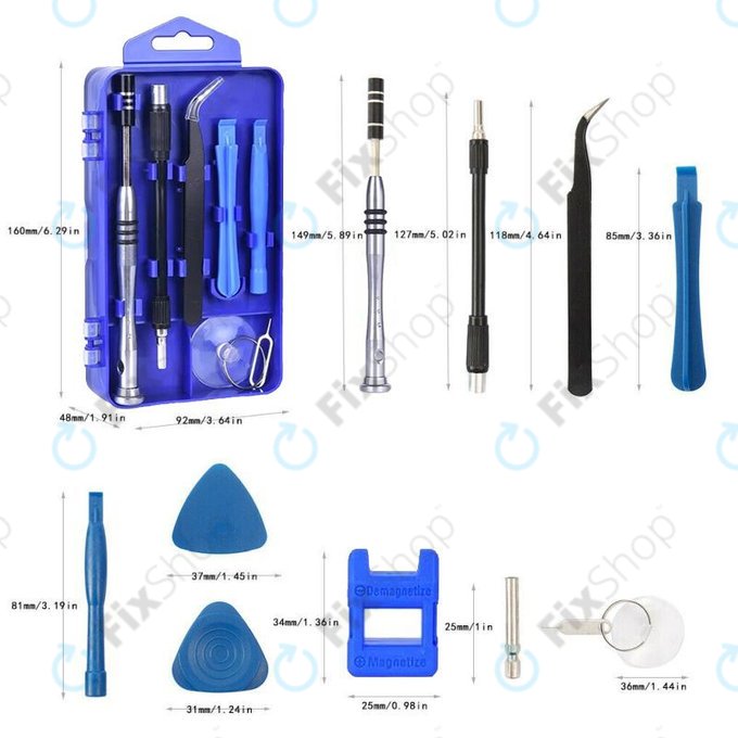 Kingsdun - Jeu de tournevis et embouts de précision pour réparation de téléphones portables, PC et électroniques 115 en 1