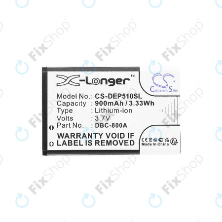 Batterie pour Doro 1360, 900mAh, Li-ion, 3.7V, DBC-800A, HQ
