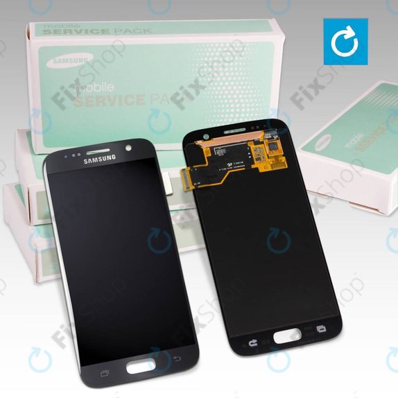 Samsung Galaxy S7 G930F - Écran LCD + Écran Tactile (Black) - GH97-18523A, GH97-18761A, GH97-18757A Genuine Service Pack