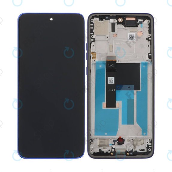 Motorola Edge 50 Neo - Écran LCD + Écran tactile + Cadre (Nautical Blue) OLED